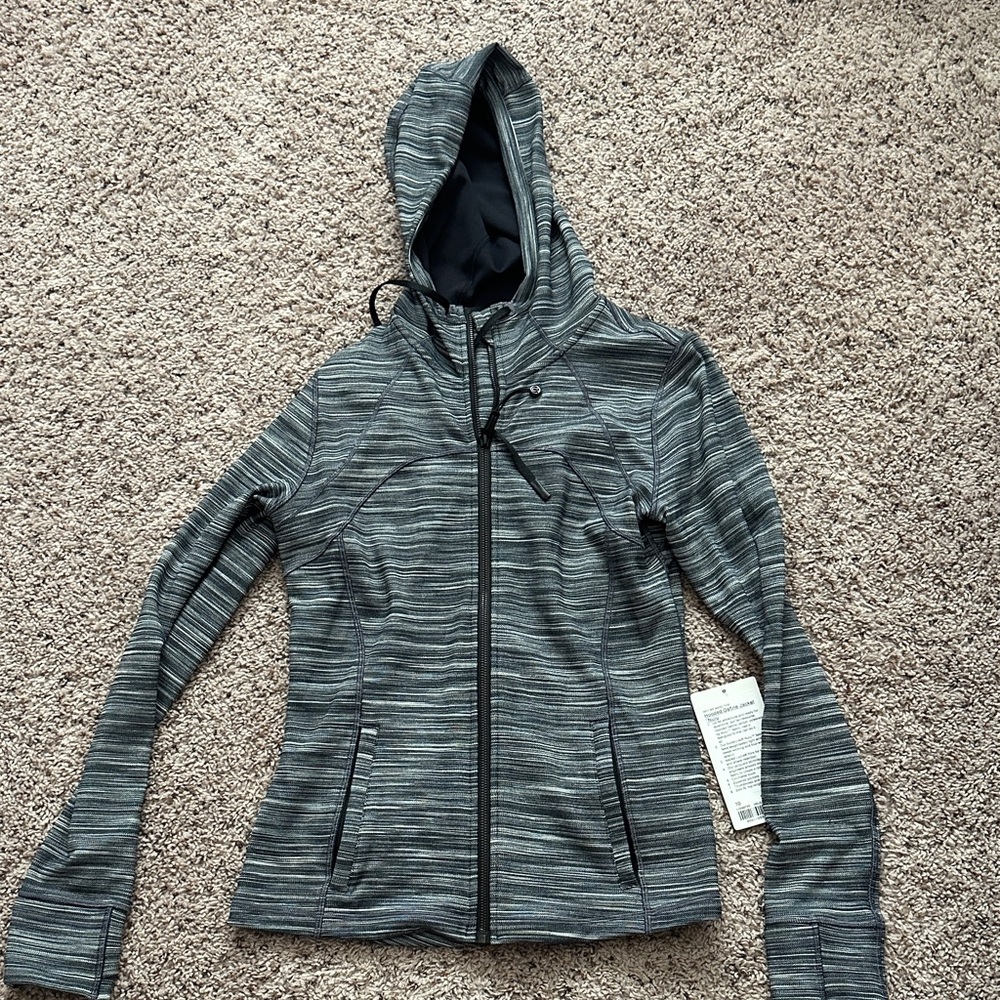 Lululemon Athletica Black and Gray Define Jacket